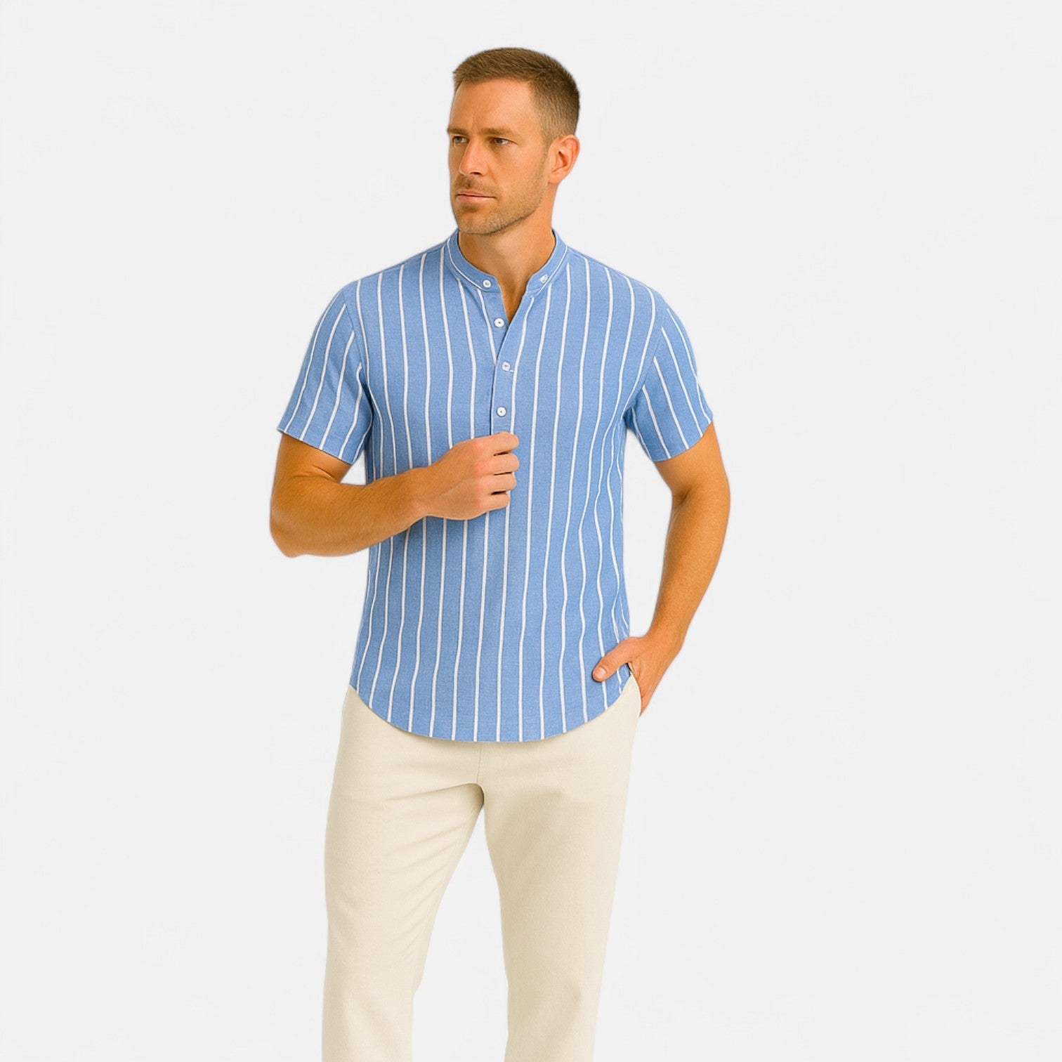 Men's Nautical Polo - Nautical Influence, Timeless Riviera Style