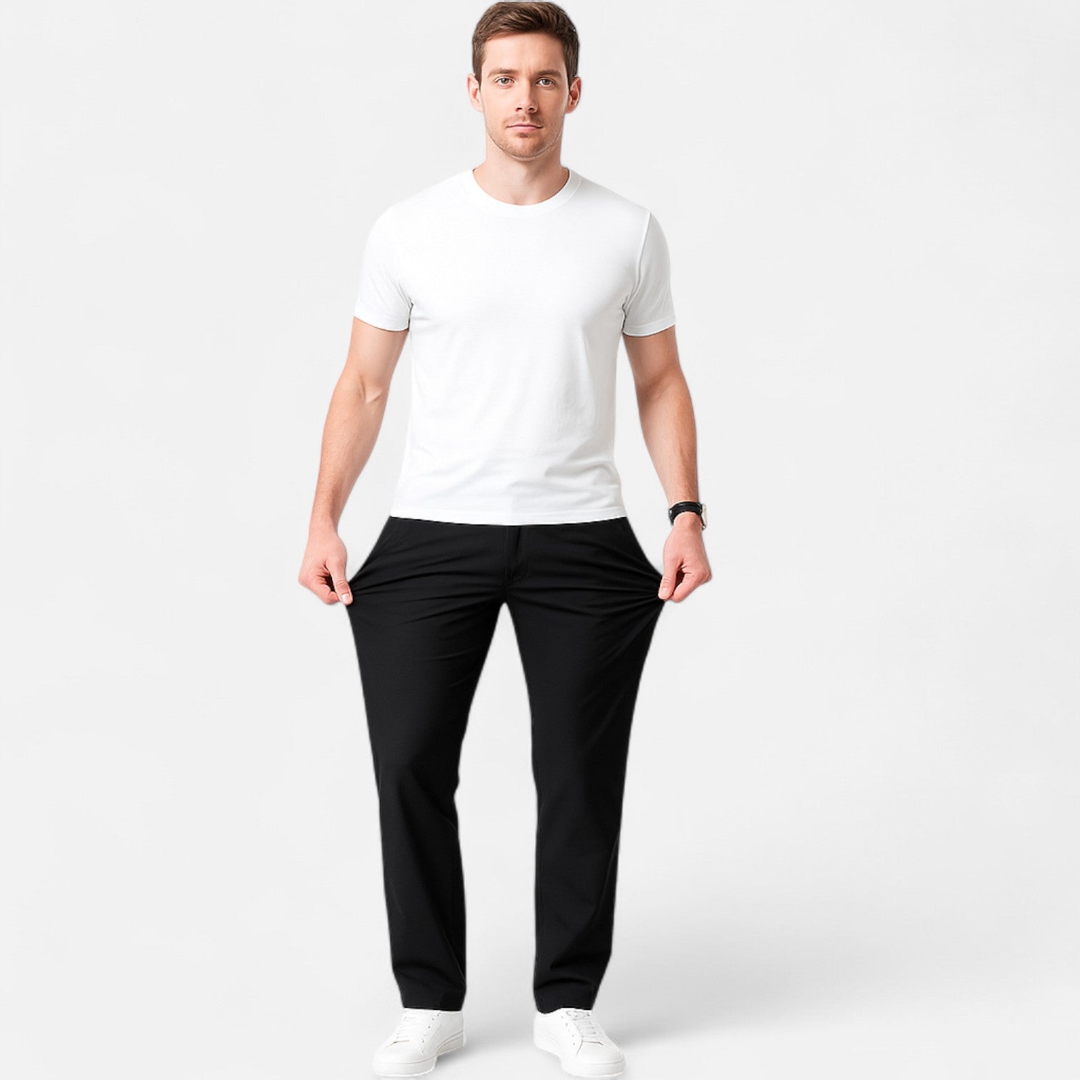 Men's Chino Pants - Tailored Simplicity, Timeless Essential for a Casual and Elegant Outfit