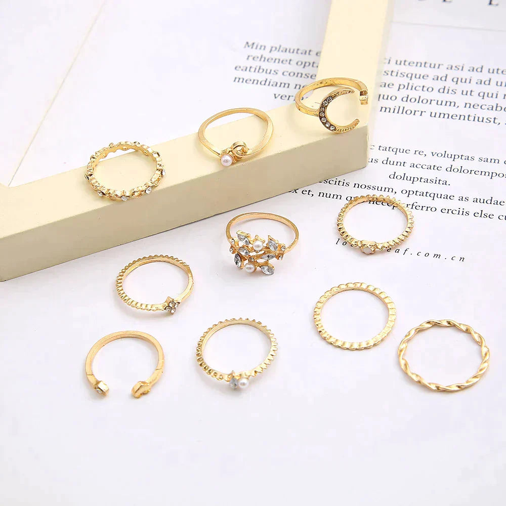 50% RABATT | Lorea™ | Sterneneleganz-Ring-Set