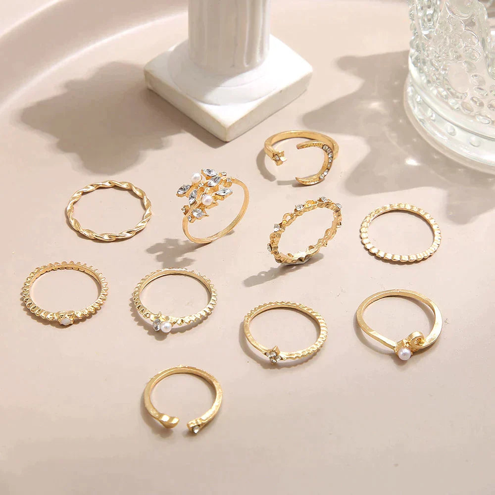 50% RABATT | Lorea™ | Sterneneleganz-Ring-Set