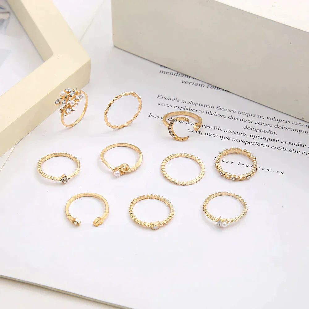 50% RABATT | Lorea™ | Sterneneleganz-Ring-Set