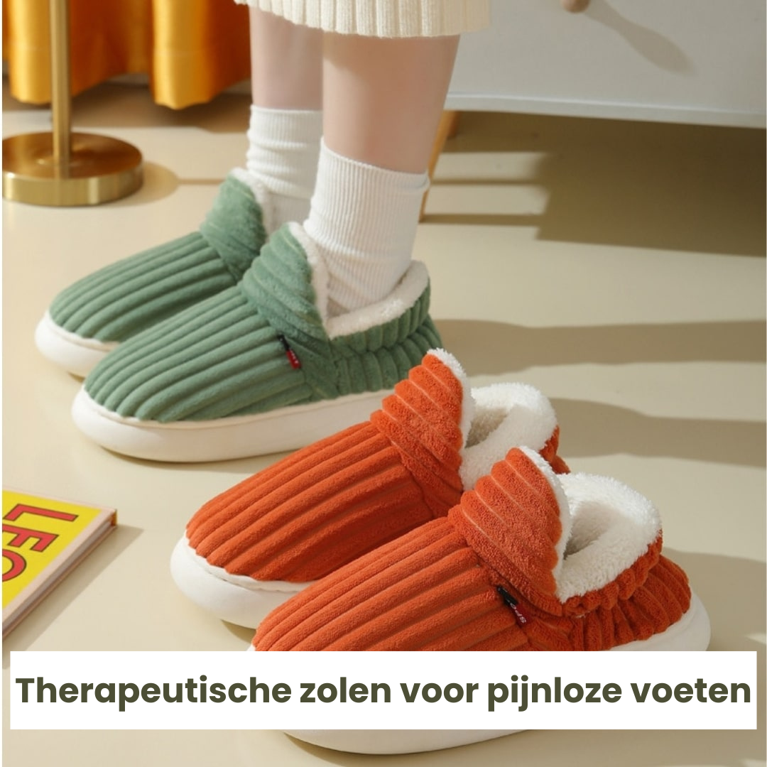 TheraFlausch™ Therapeutische flauschige Fleece-Winterpantoffeln