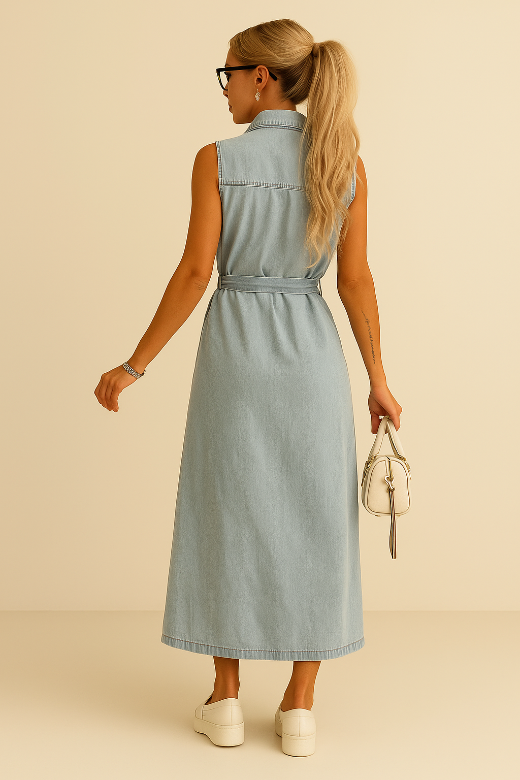 50% RABATT | SHANNA™ | MAXI-JEANS-KLEID