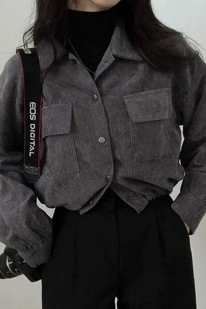 Zenara™ – Vintage Cord-Kurzjacke