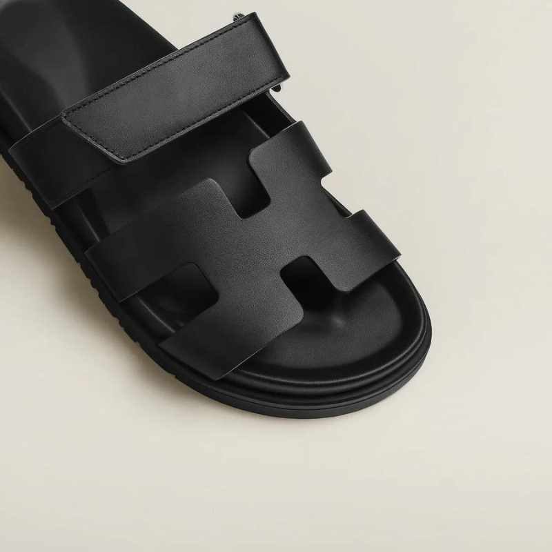 50% RABATT | Ecliéa® | Minimalistische Ledersandale