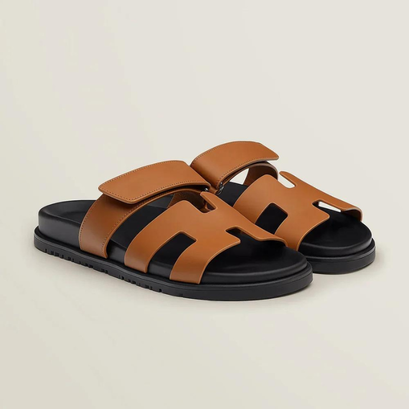 50% RABATT | Ecliéa® | Minimalistische Ledersandale