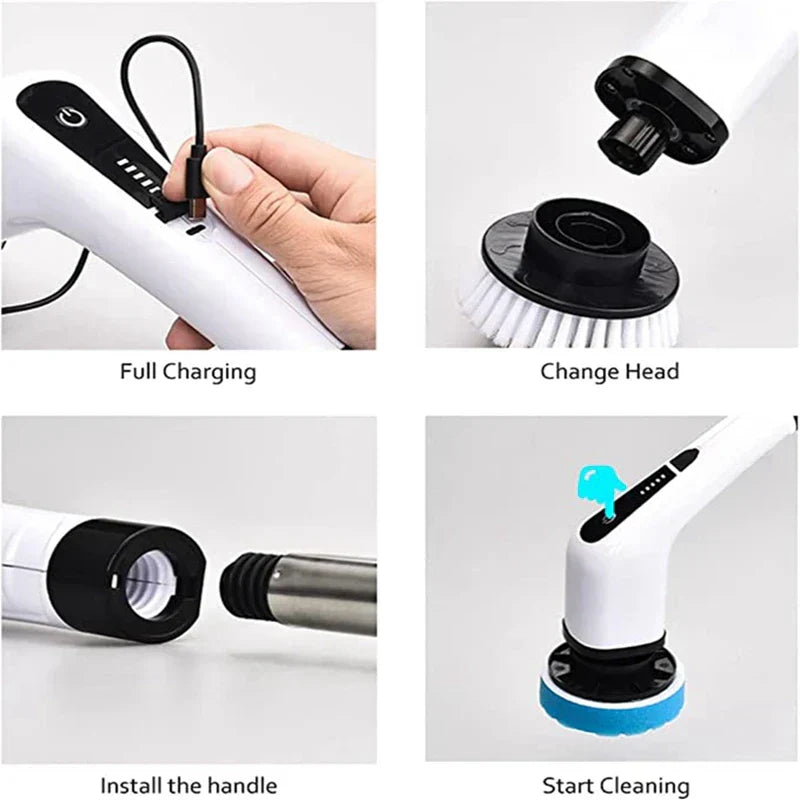 50% RABATT | TwistClean™ | Elektrische Scheuerbürste