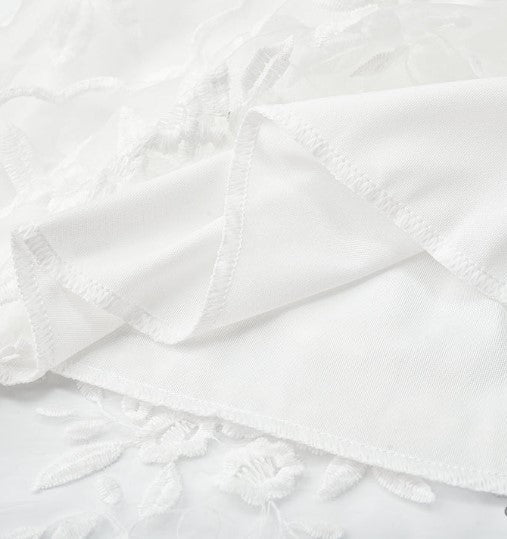 Florique™ | Mini-Cocktailkleid mit Blumenstickerei