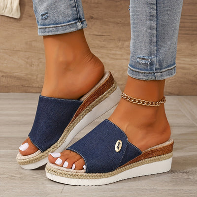 FemiVista™ – Elegante Damen Plateau Sandalen mit weichem Komfortfußbett