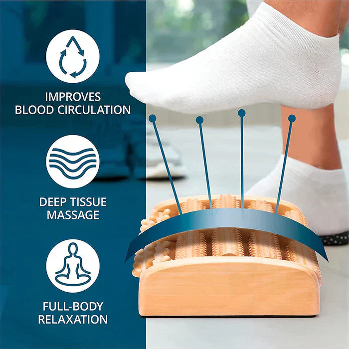 50% RABATT | Solurelle™ | Fußroller-Massagegerät aus Holz