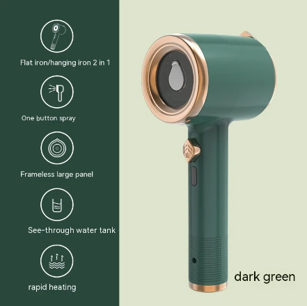 Handheld Garment Steamer tragbarer Dampfglätter für Kleidung, Faltenentferner für Hemden, Anzüge und Kleider, kompakter Reise-Dampfbügeleisen