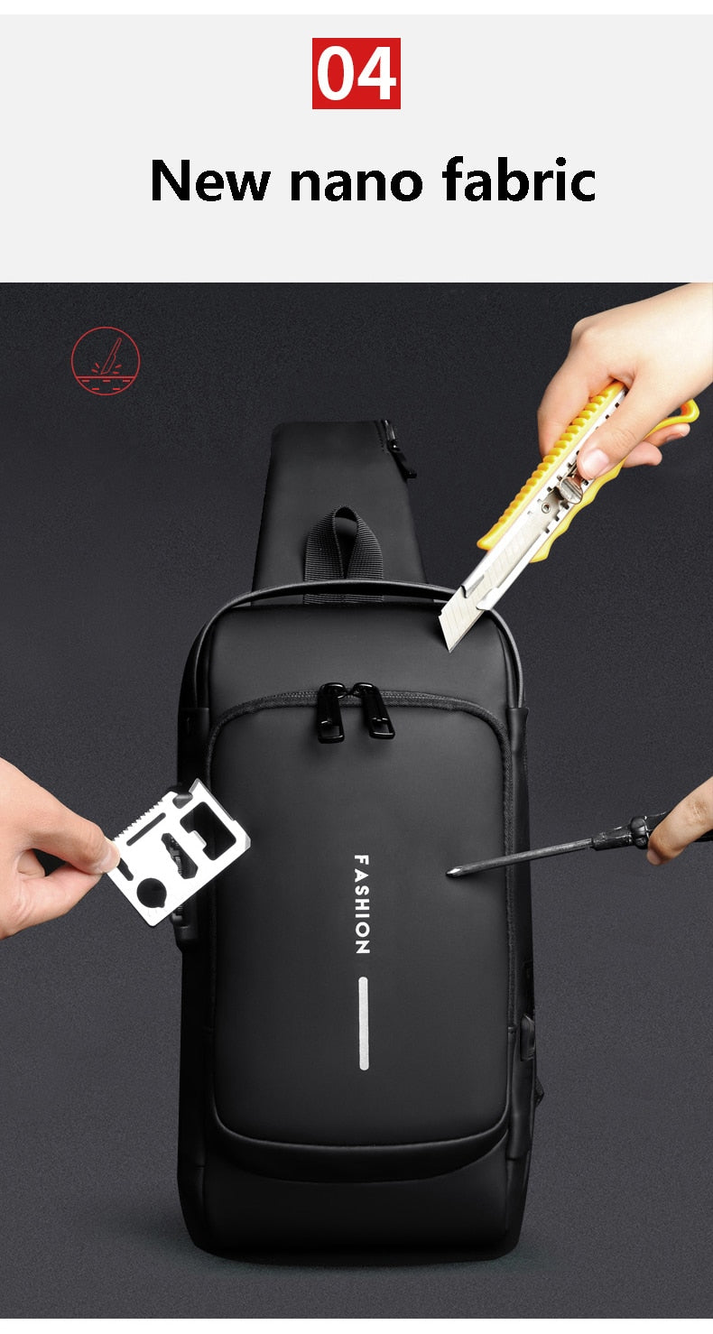 USB Anti-Diebstahl Umhängetasche (50% Rabatt)