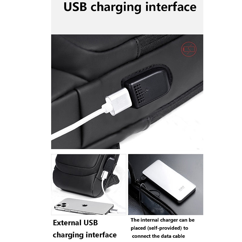 USB Anti-Diebstahl Umhängetasche (50% Rabatt)