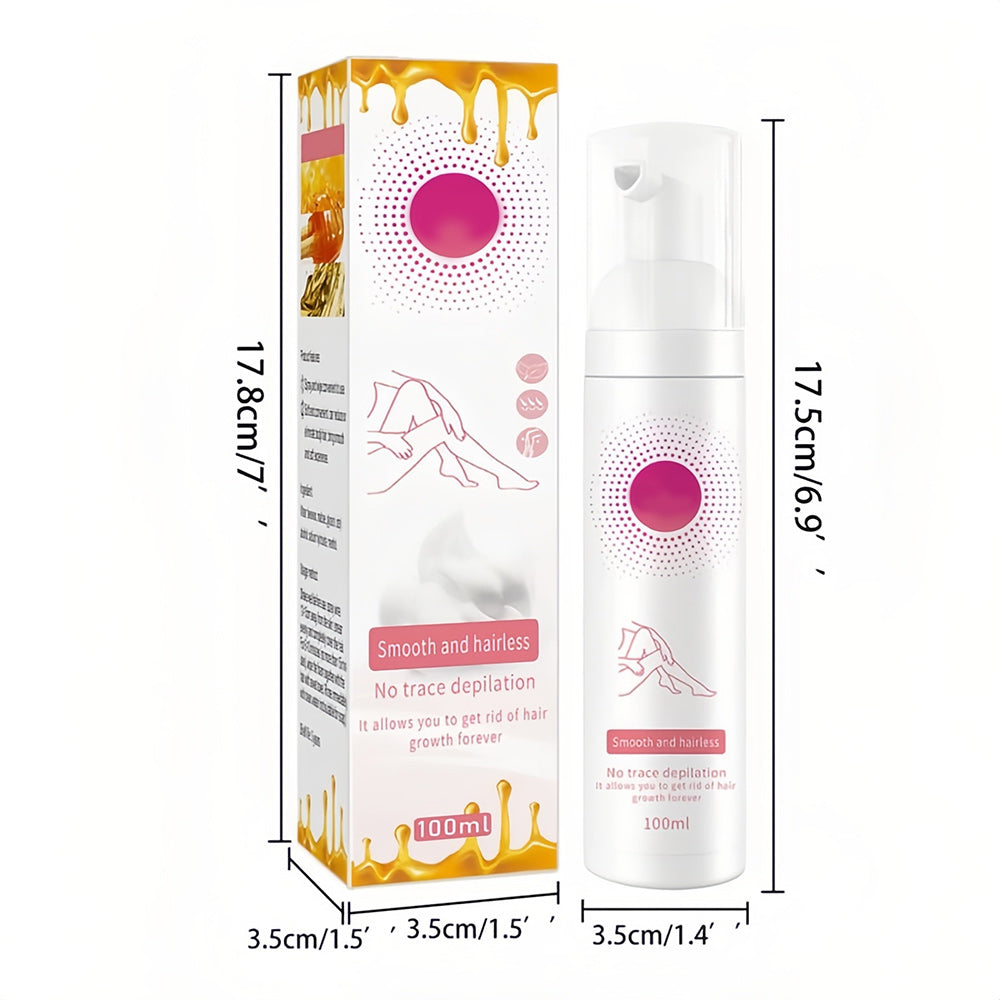1+1 GRATIS | Honey Mousse Hair Removal Spray™ | Für eine makellose und haarfreie Haut!