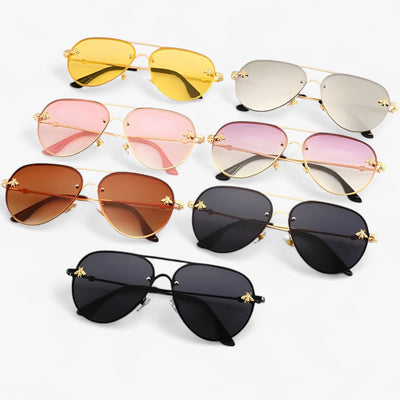 50% RABATT | Joris™ | Bee Pilot Vintage-Sonnenbrille