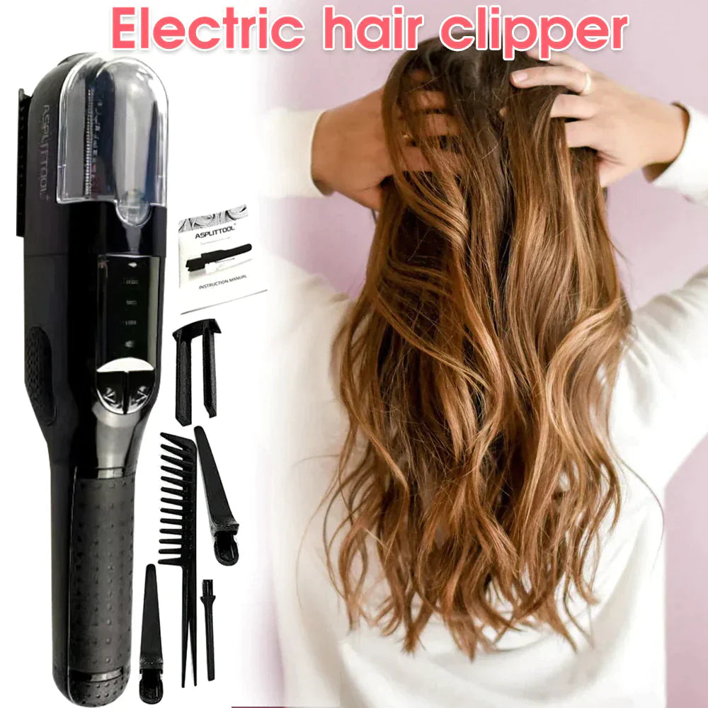 SplitAway™ | Gespleten haarpunten verwijderaar, USB oplaadbaar