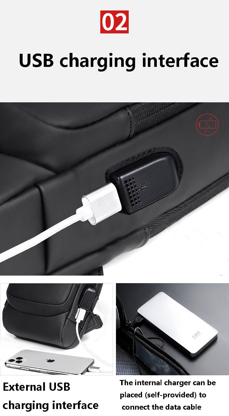 USB Anti-Diebstahl Umhängetasche (50% Rabatt)