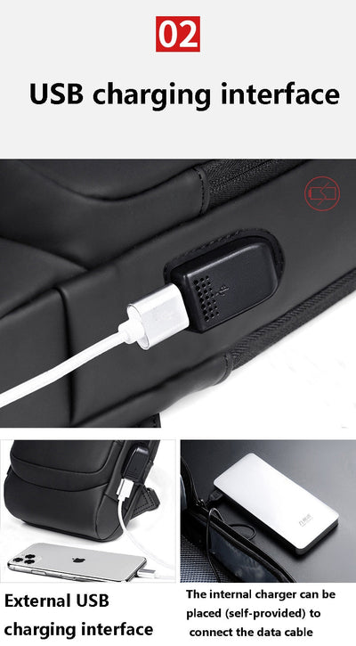 USB Anti-Diebstahl Umhängetasche (50% Rabatt)