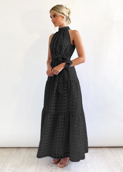 50% RABATT | ZERA™ | MIDI-KLEID MIT MUSTERIGEM STOFF UND PUFFÄRMEN