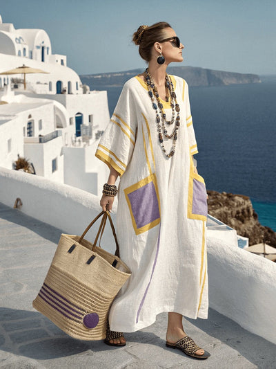 50% RABATT |Mykonos™ | Breeze Kaftan-Kleid