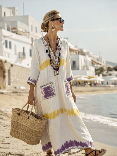 50% RABATT |Mykonos™ | Breeze Kaftan-Kleid