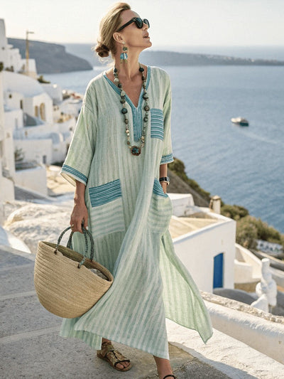 50% RABATT |Mykonos™ | Breeze Kaftan-Kleid