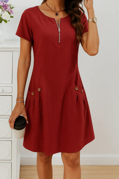 50% RABATT | RUMI™ | ELEGANTES KLEID MIT TASCHEN