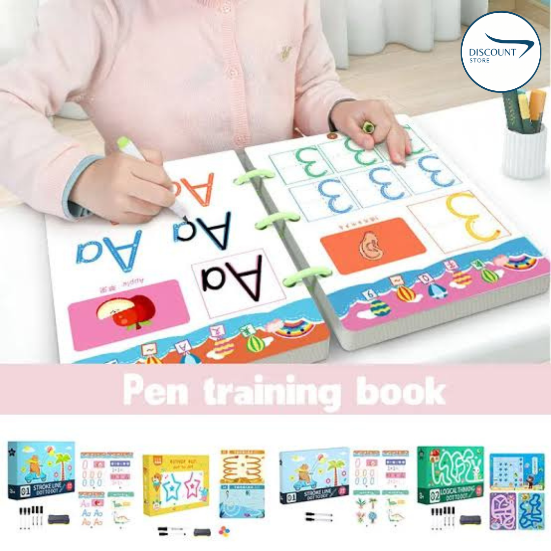 TraceTales® | Wiederverwendbares Arbeitsheft zum Nachzeichnen für Kinder