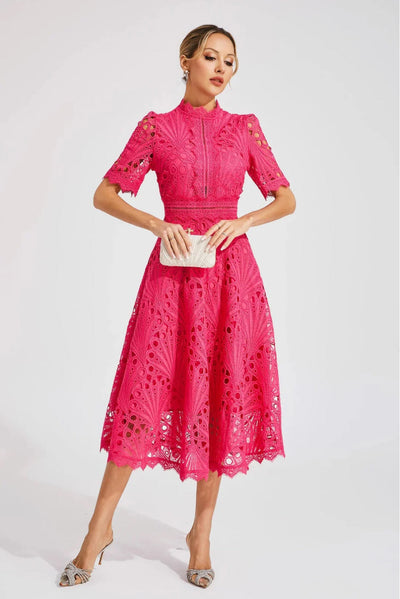 50% RABATT | VORELLE™ | LÄSSIGES KURZÄRMELIGES KLEID