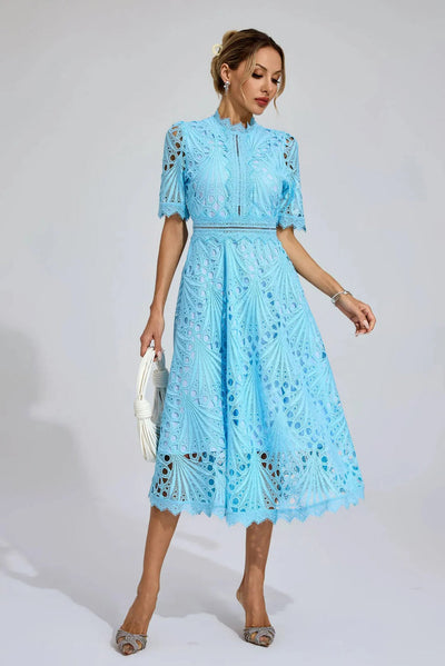 50% RABATT | VORELLE™ | LÄSSIGES KURZÄRMELIGES KLEID