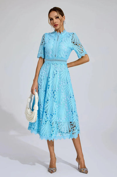 50% RABATT | VORELLE™ | LÄSSIGES KURZÄRMELIGES KLEID