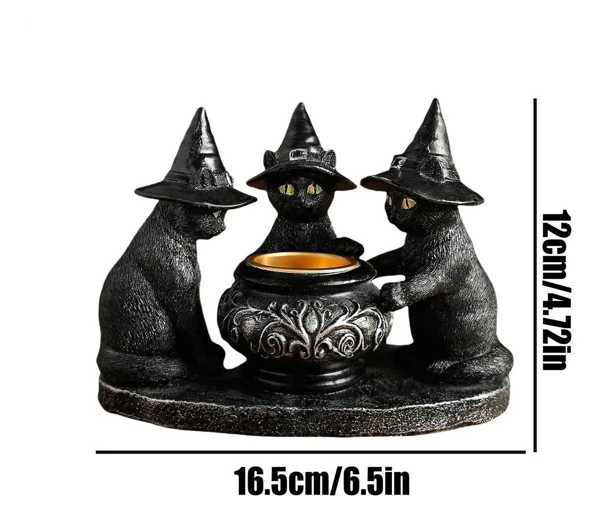 MystiGlow® Halloween-Kerzenhalter