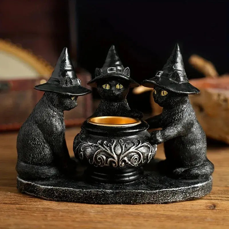 MystiGlow® Halloween-Kerzenhalter