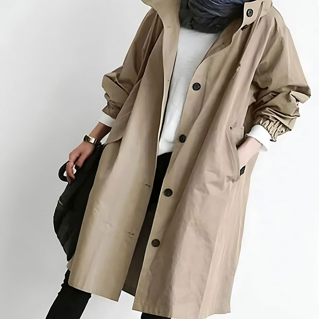 Maximiliane™ Stilvoller Windbreaker Trenchcoat