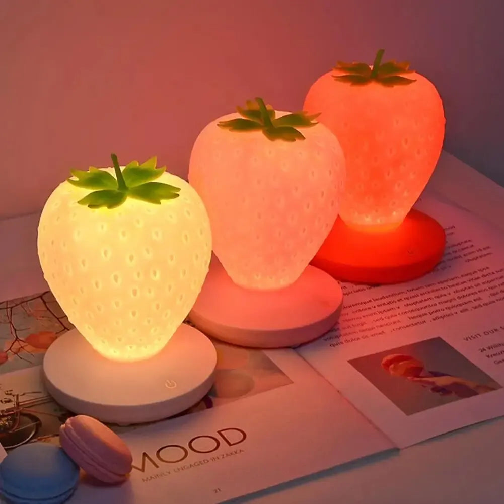 BerryLight® | Erdbeer-Lampe Nachtlicht – perfekt für Schlafzimmer & Geschenkidee