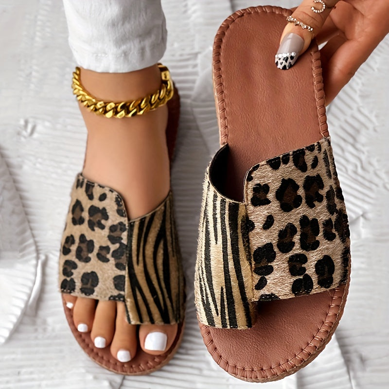 50% RABATT | LeoSlide™ | Stylische Leoparden Sandalen Damen