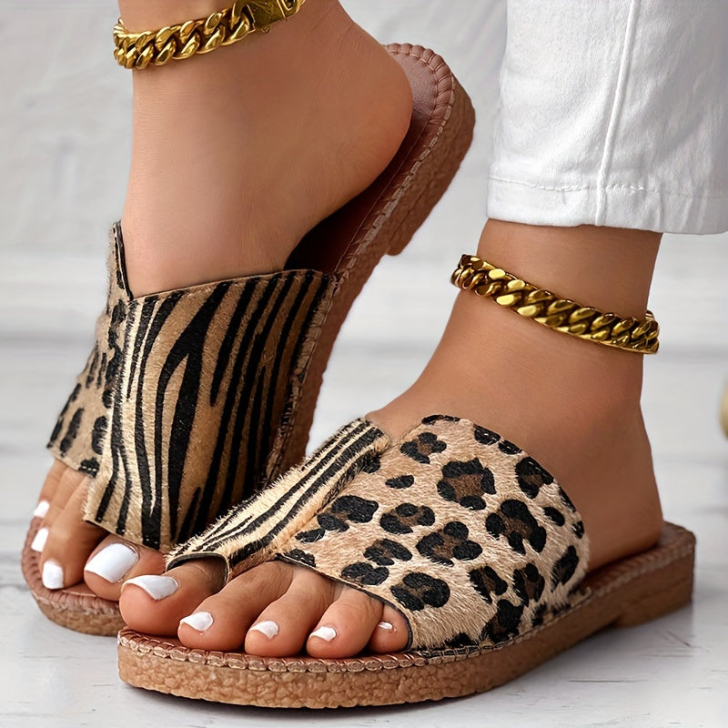 50% RABATT | LeoSlide™ | Stylische Leoparden Sandalen Damen