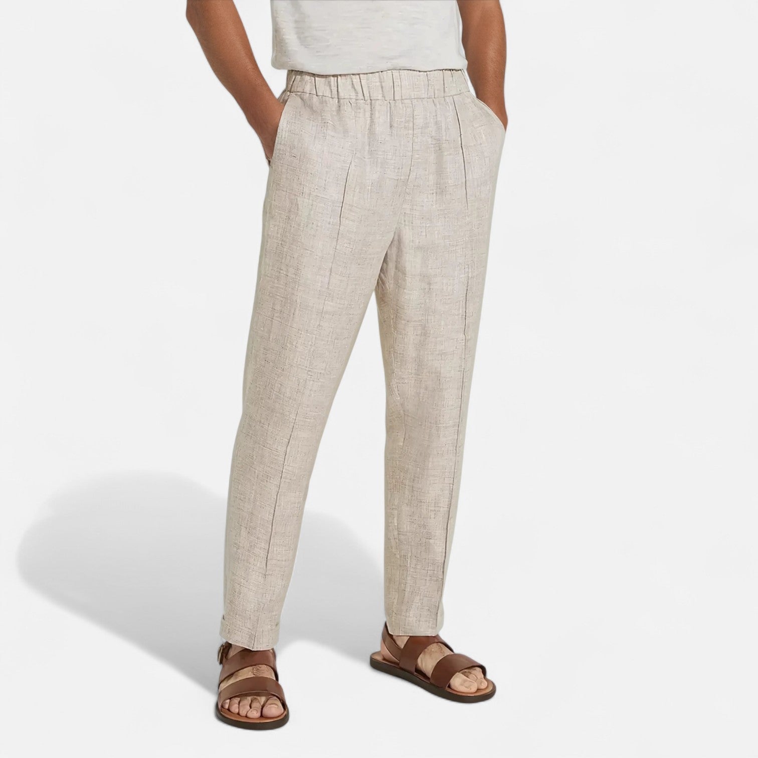 Men's Summer Linen Pants - Breathable Comfort, Timeless Style for Warm Weather