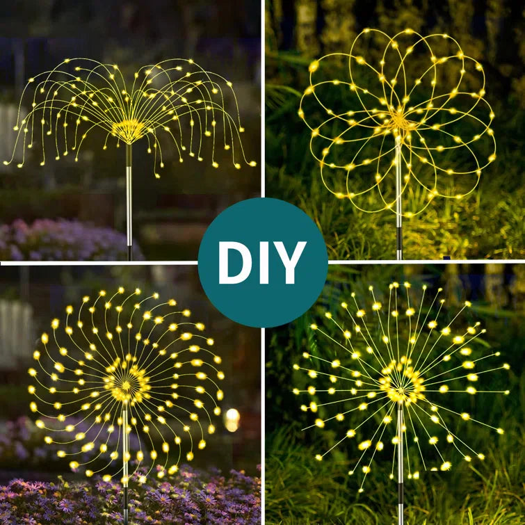 1+3 GRATIS | StarBloom™ | Solar Feuerwerk Gartenlampen Wetterfeste LED