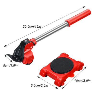 50% RABATT | HeavyGlide™ | Müheloses Schwerlast-Möbelheber-Set – Sicher, robust und bodenschonend