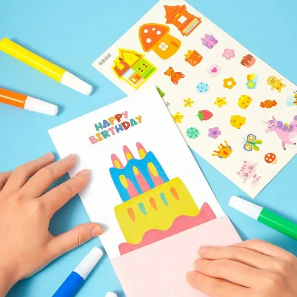 Magische Kinder Rakel-Malkit - Kreativer Spaß ohne Chaos