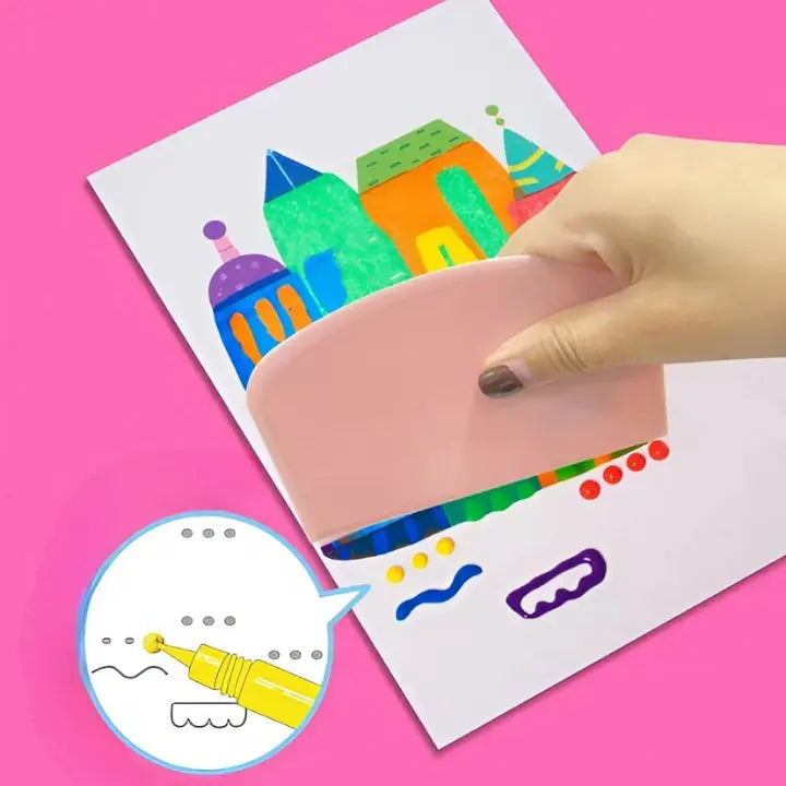 Magische Kinder Rakel-Malkit - Kreativer Spaß ohne Chaos