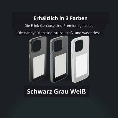 50% RABATT | E-ink Case™ | Personalisierbare Handytasche iPhone