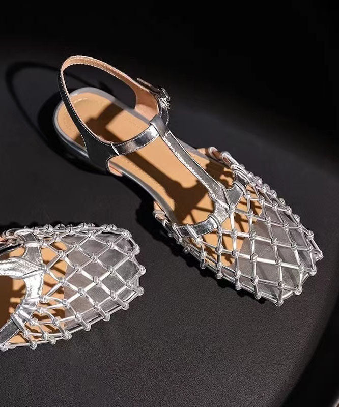 Bucklisse™ | Neue französische Sandalen mit hohlem Schnallenriemen in Gold