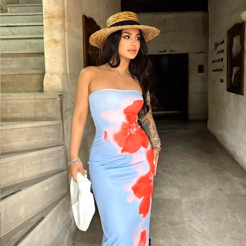 Novara | Trägerloses Kleid