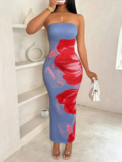 50% RABATT | Novara | Trägerloses Kleid