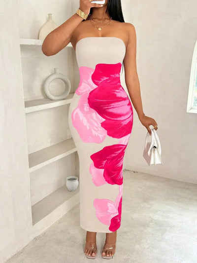 50% RABATT | Novara | Trägerloses Kleid