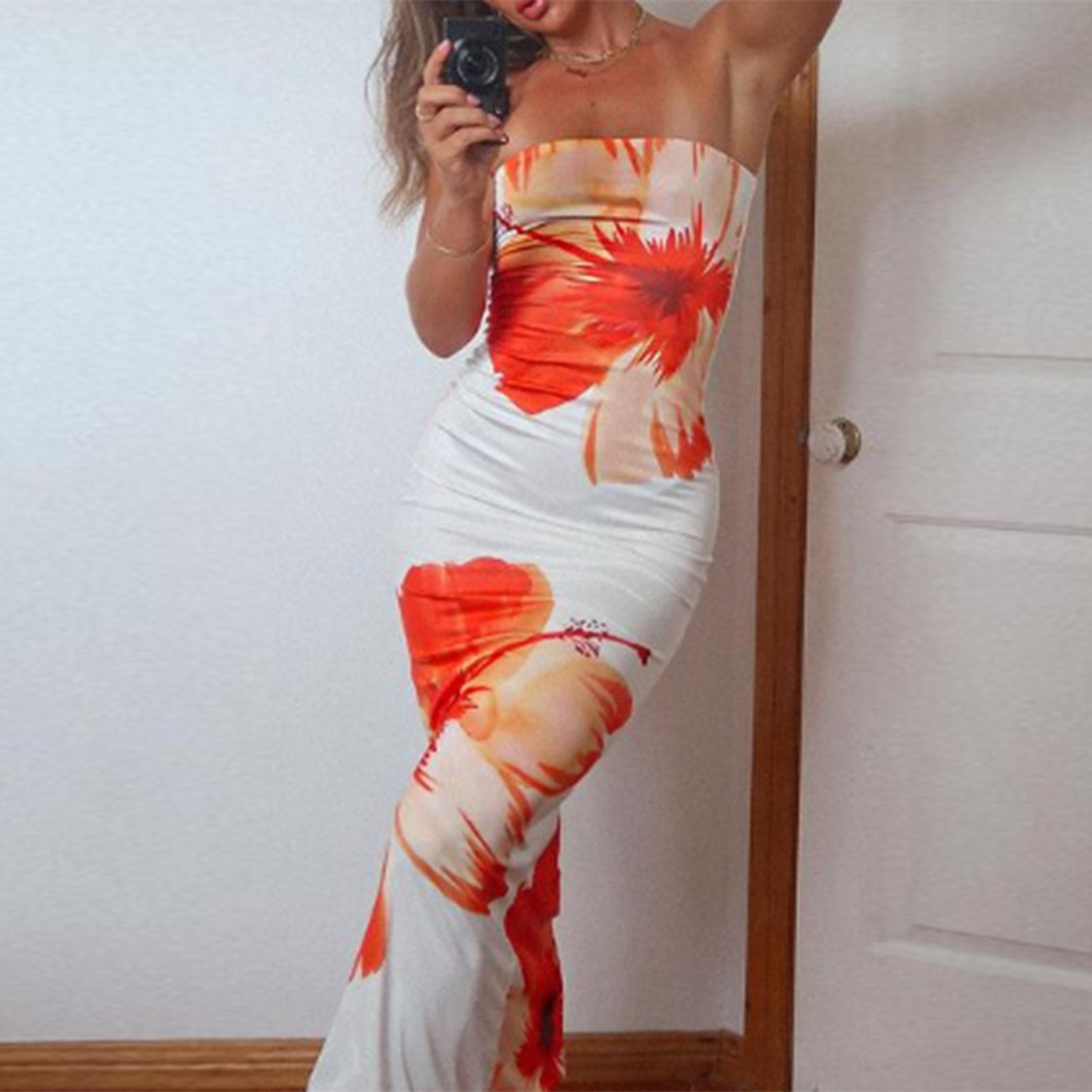 50% RABATT | Novara | Trägerloses Kleid