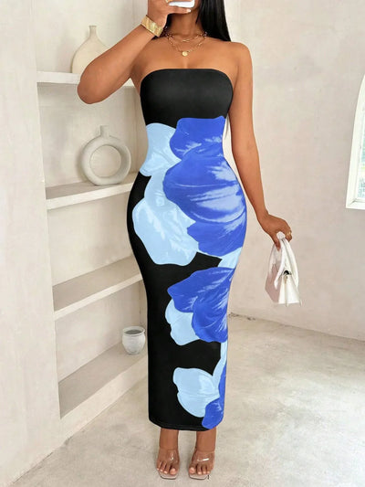 50% RABATT | Novara | Trägerloses Kleid