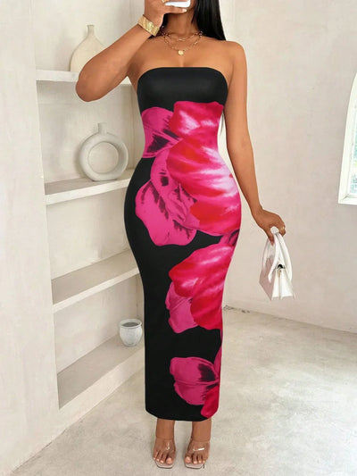 50% RABATT | Novara | Trägerloses Kleid